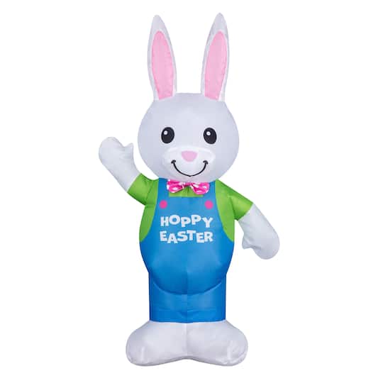 2ft. Airblown&#xAE; Inflatable Waving Easter Bunny